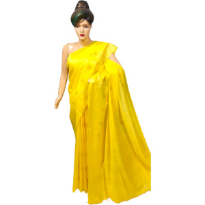 Handloom Beautiful Yellow Saree